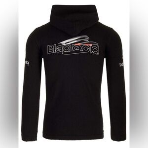 NEW Balenciaga Black Logo Distressed Women’s Hoodie Size small Authentic